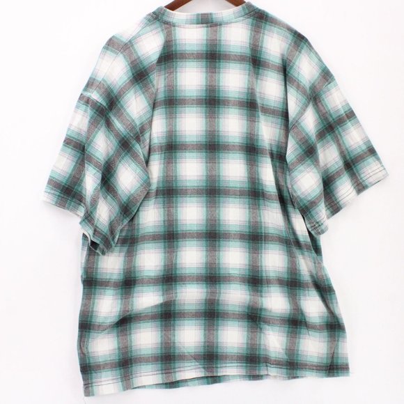 Vintage Zama Sports Shirt Mens Gray Plaid Short Sleeve Soccer Ball Graphic USA X - Picture 10 of 12